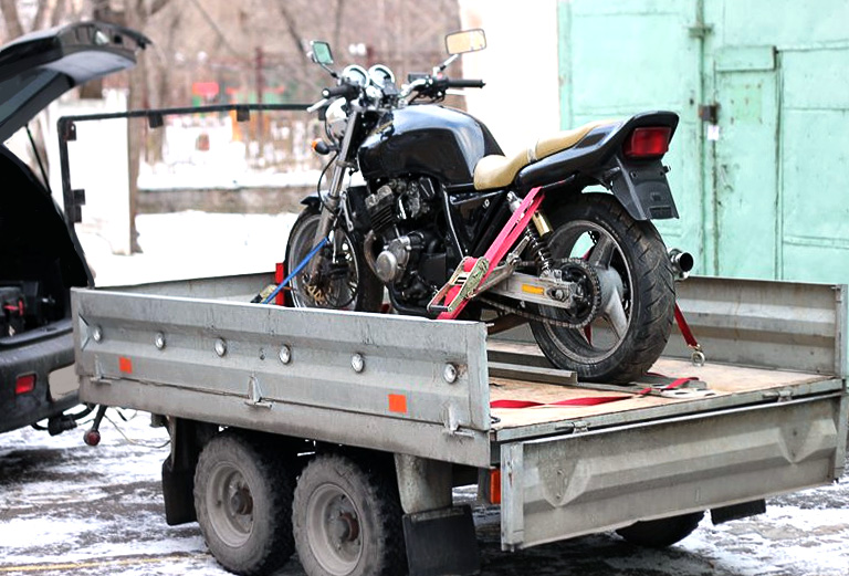 Заказать отправку мотоцикла  из Новосибирска в Москву