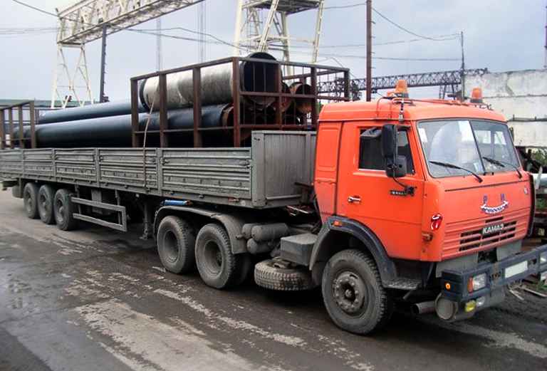 Перевозка камаз бортовой для ТРУБ из Новосибирска в Красноярск